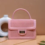 Designer Mini Sling Bags In Candy Colors Pink Color