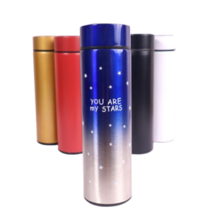 Led Temprature Water Bottle with color