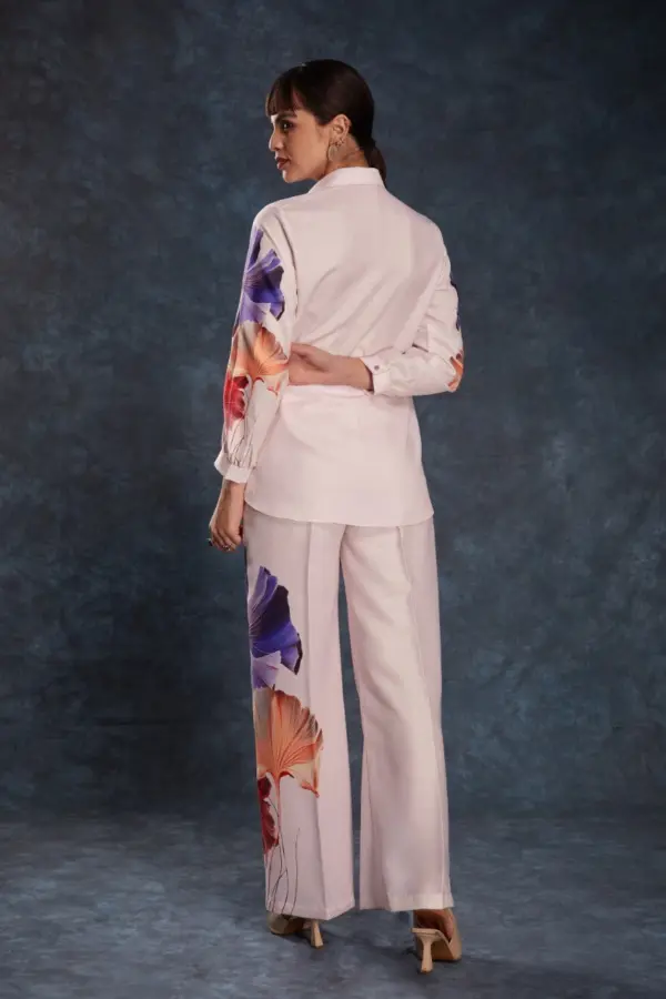 Light Pink Floral Printed Co-Ord Set